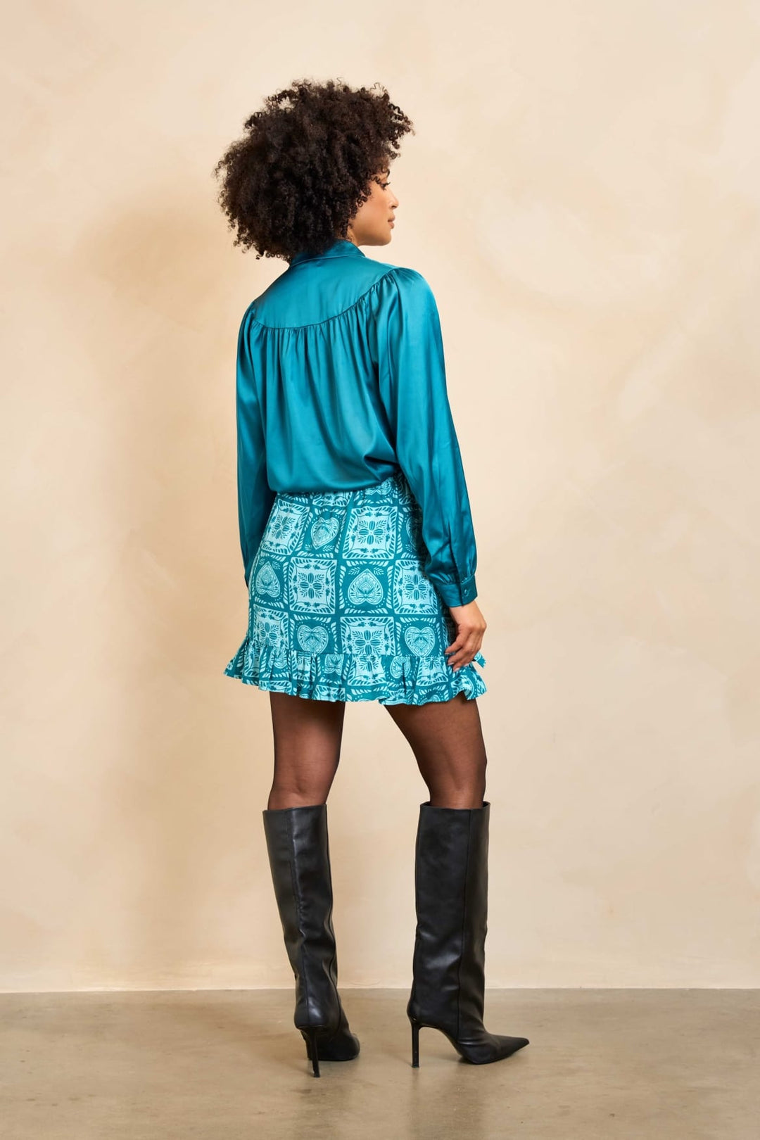Lofty Manner Blouse Dalia esmerald – dames blouse