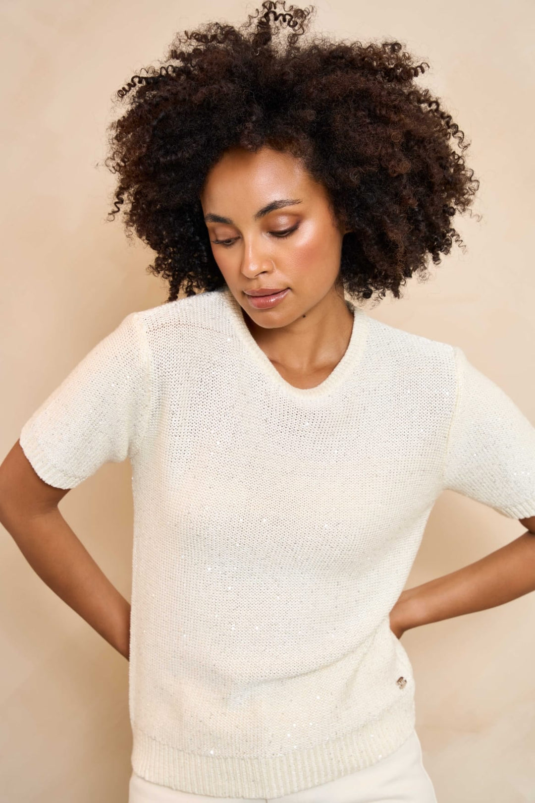 Lofty Manner Top Tilia - zilverkleurige dames top