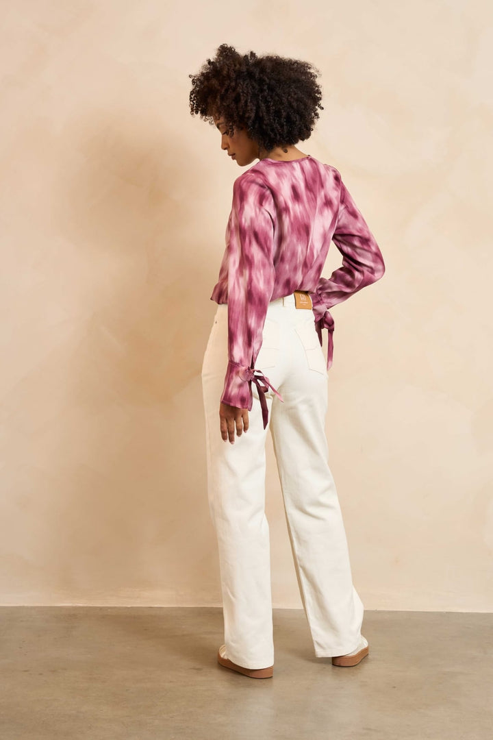 Lofty Manner Blouse Lora – dames blouse roze