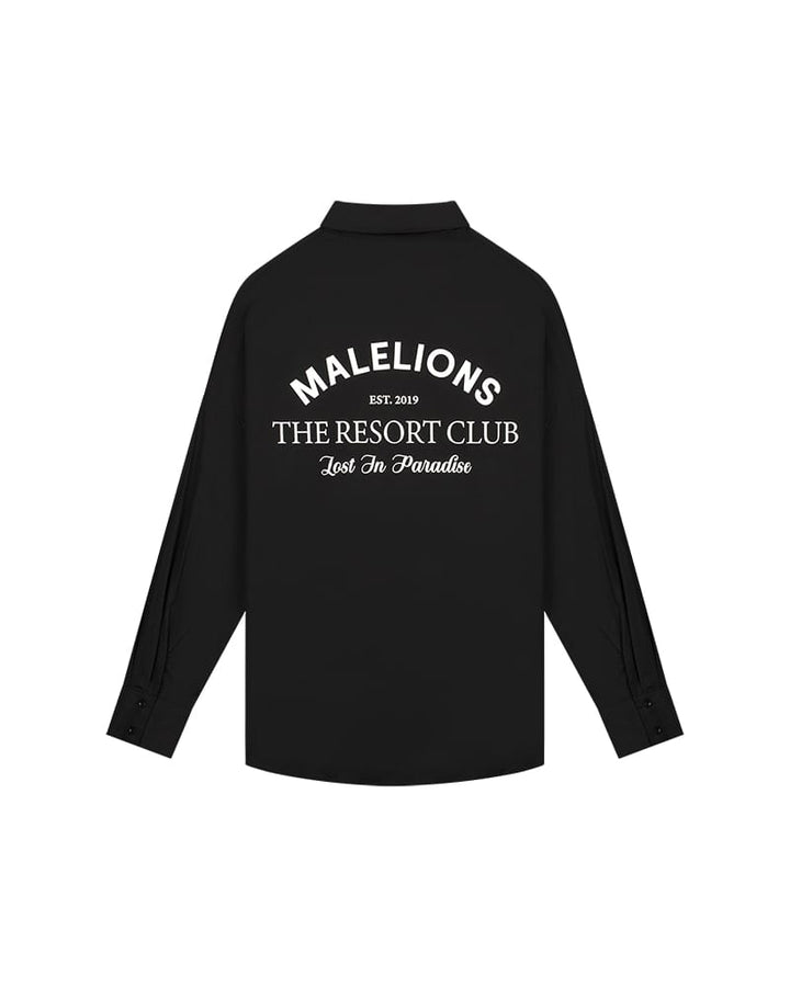 Malelions Women Eve Shirt zwart – blouse l/m dames