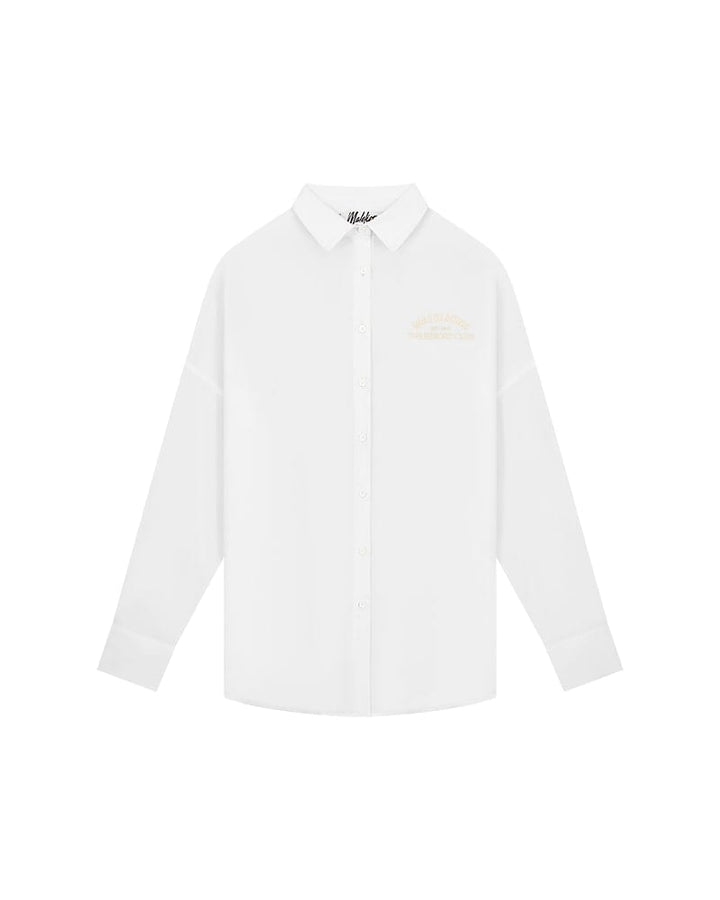 Malelions Women Eve Shirt wit – dames blouse l/m