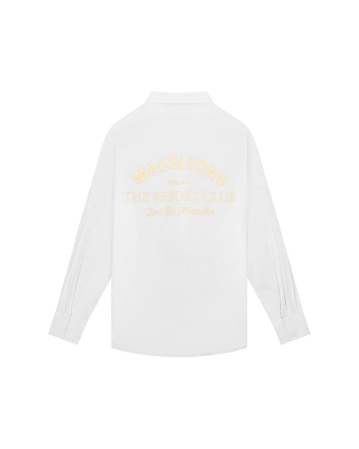 Malelions Women Eve Shirt wit – dames blouse l/m