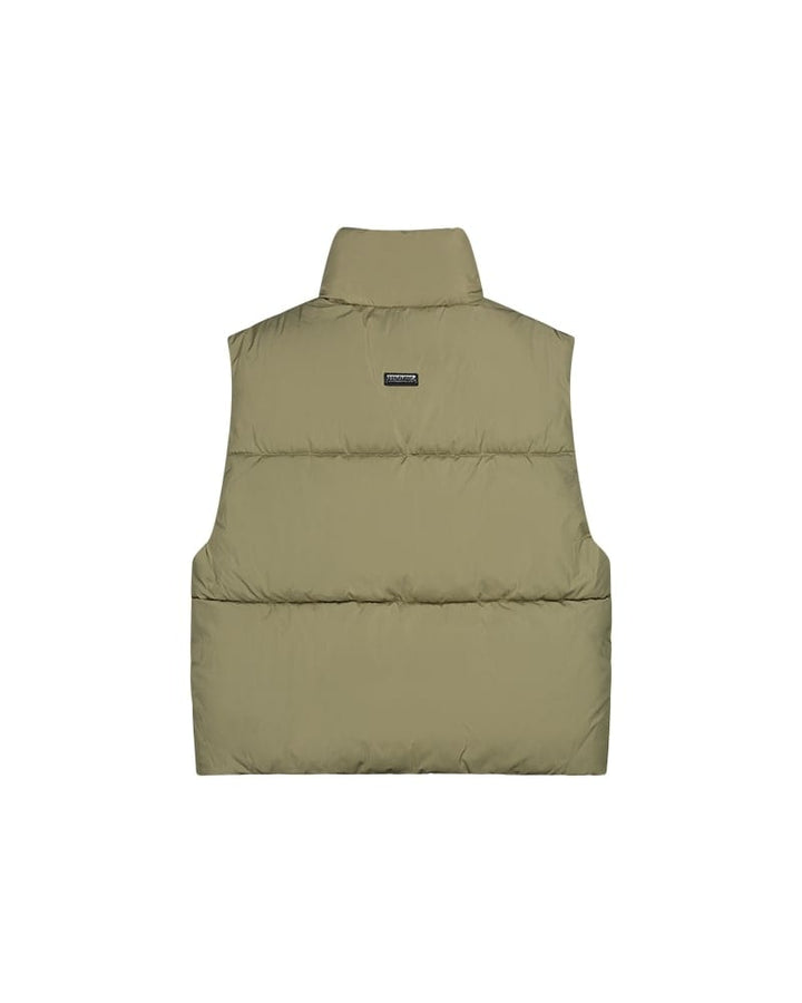 Malelions Women Cropped Bodywarmer olijf – dames