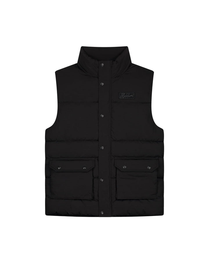 Malelions men MM1-PS24-17 bodywarmer zwart – heren