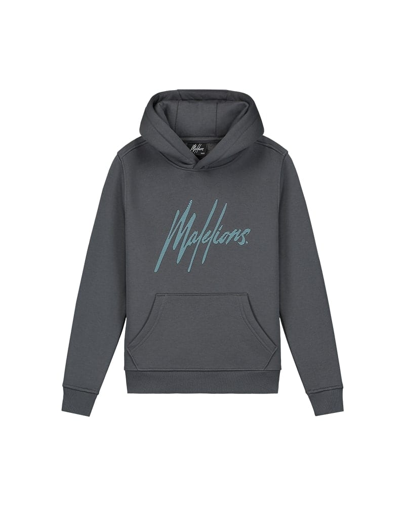 Malelions MJ1-AW24-05 sweater jongens antraciet
