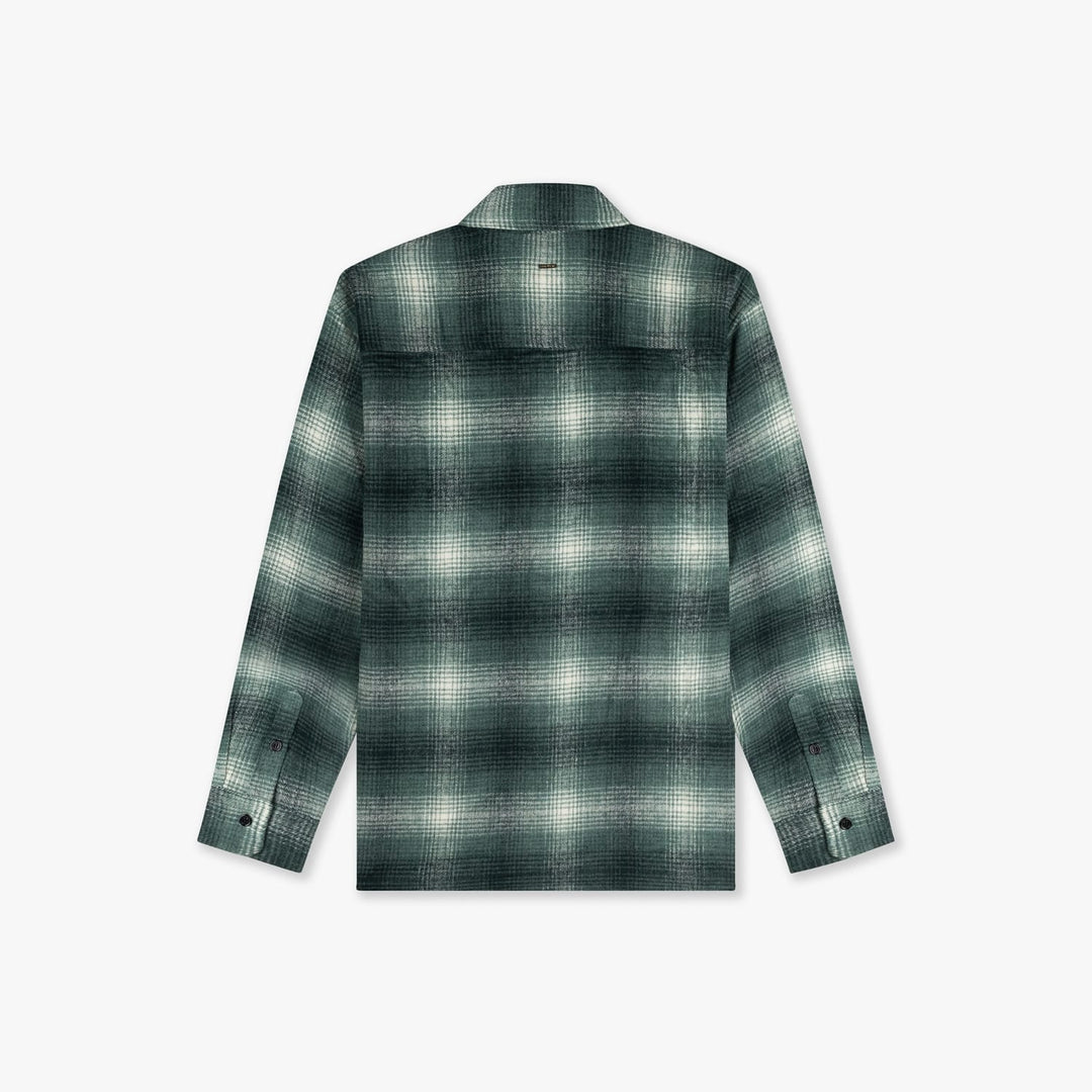 Croyez CR2-AW24-13 overhemd l/m groen dessin – heren