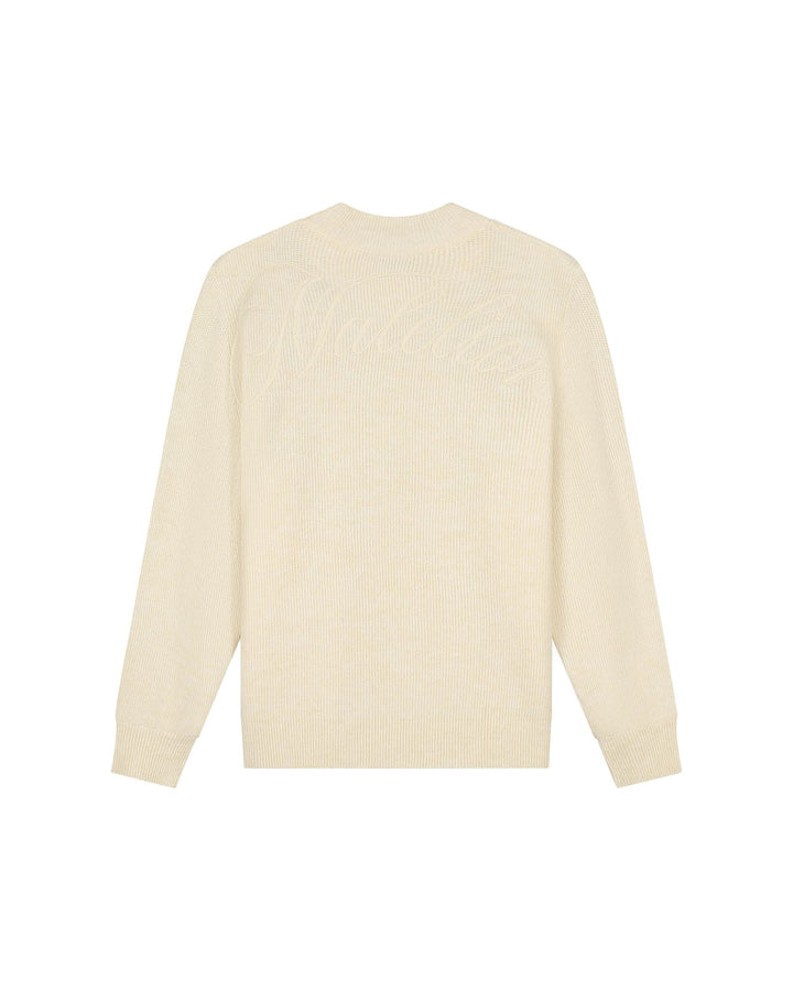 Malelions Women Oversized Knit Sweater – dames trui - Beige