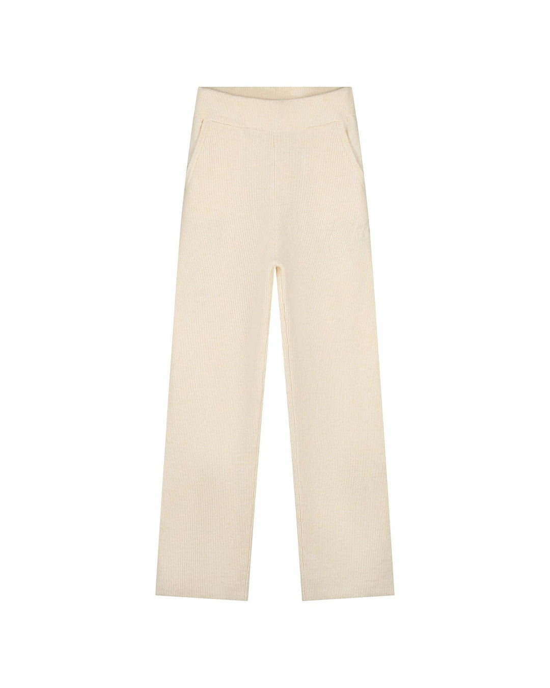 Malelions Women Knit Pants beige – lange broek dames