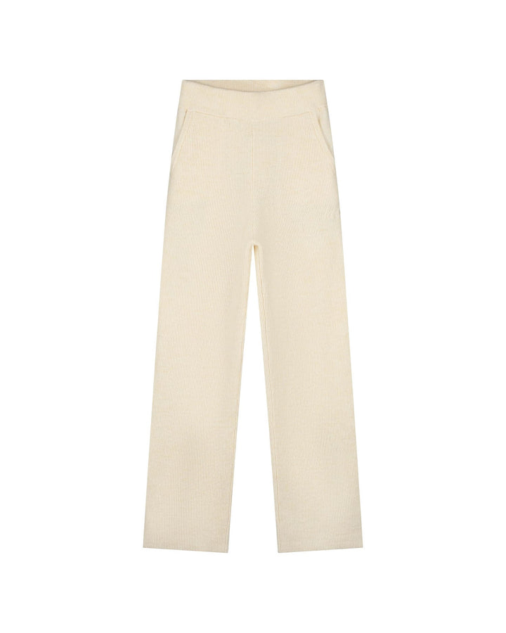 Malelions Women Knit Pants beige – lange broek dames