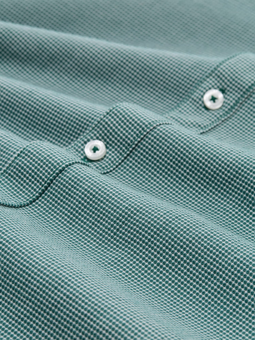 Tom Tailor slim fit overhemd groen dessin – heren