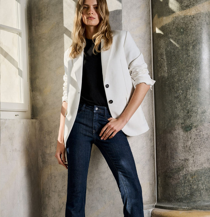 MAC women bootcut jeans blue denim – dames - 34