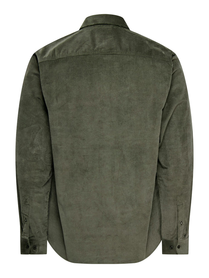 ONLY & SONS overhemd donkergroen – heren