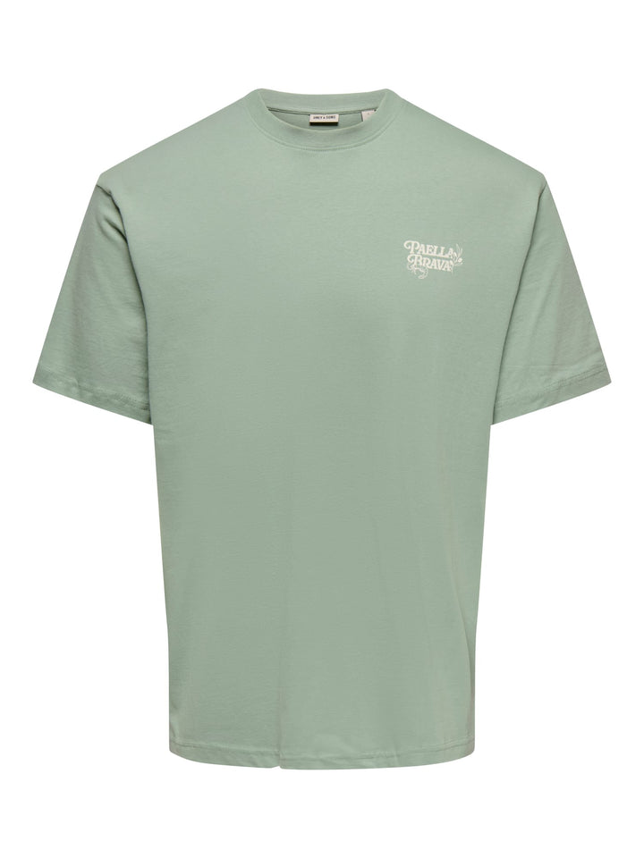 ONLY & SONS ONSCHEF LIFE RLX SS TEE mint – heren t-shirt