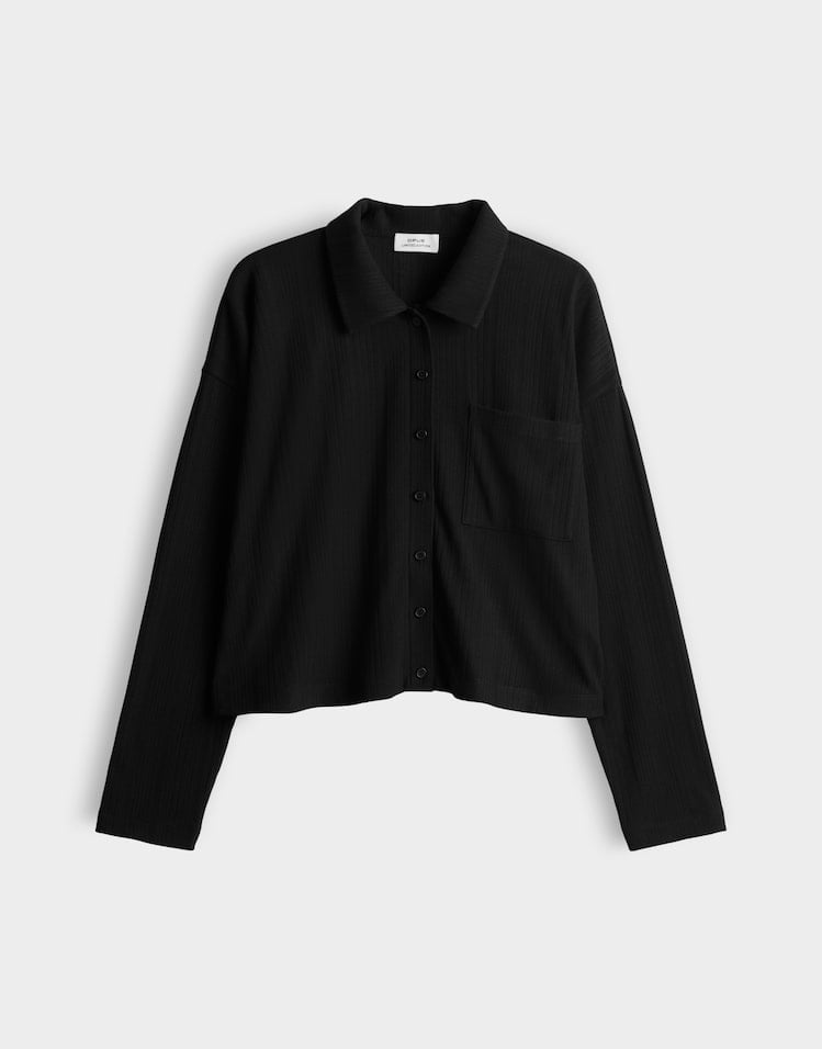Opus sawoni 10623214518465 blouse l/m zwart – dames