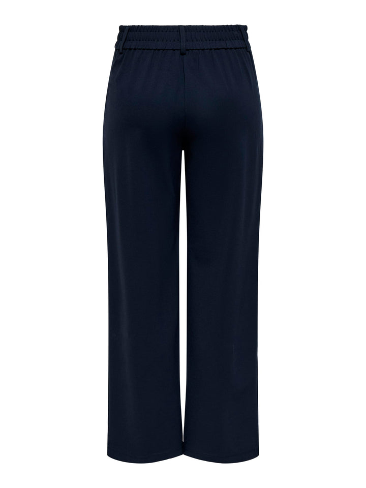 Only ONLPOPTRASH MW Straight PNT – dames lange broek navy - L34
