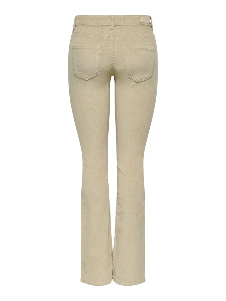 Only 15304256 Mary globel lange broek ecru – dames - L30