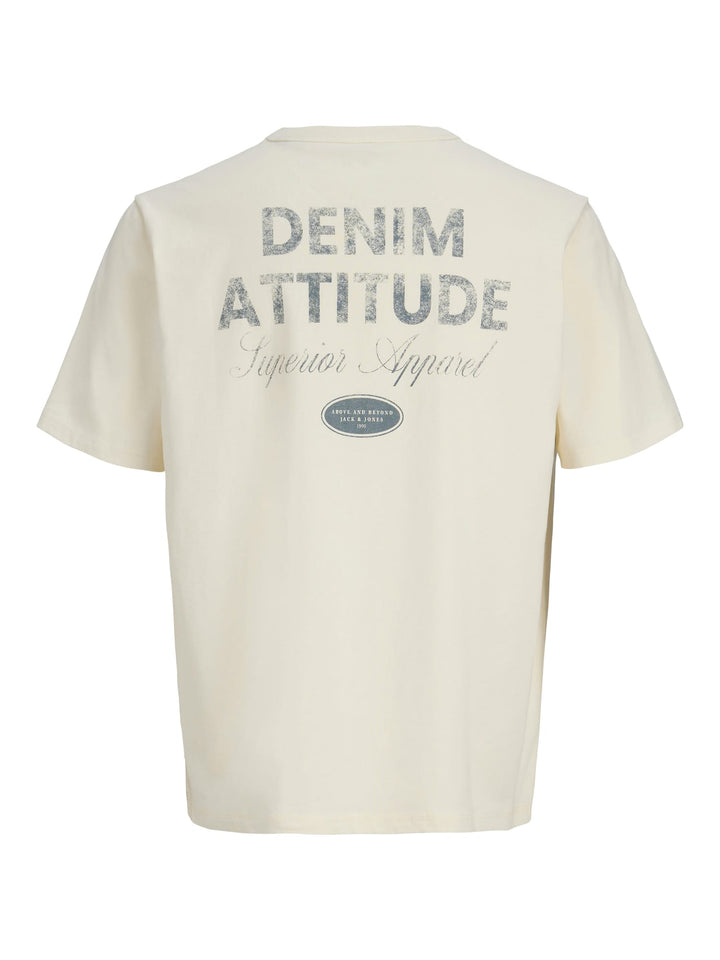 Jack & Jones T-shirt ecru – heren
