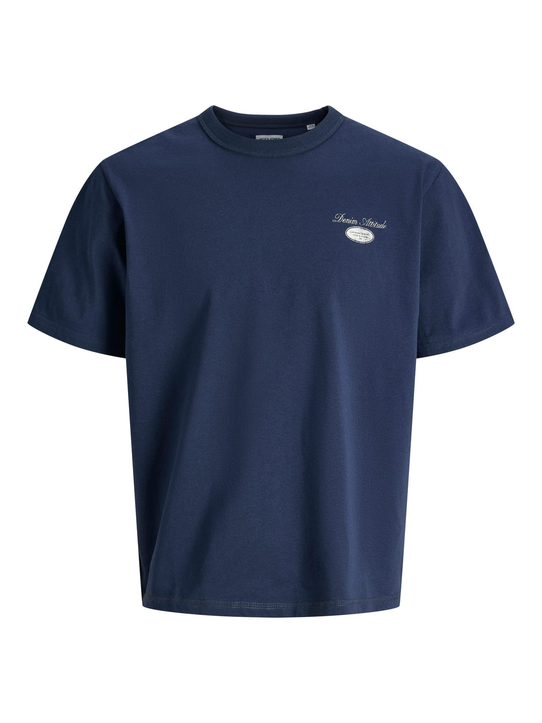 Jack & Jones T-shirt k/m heren navy – JJEDOVER