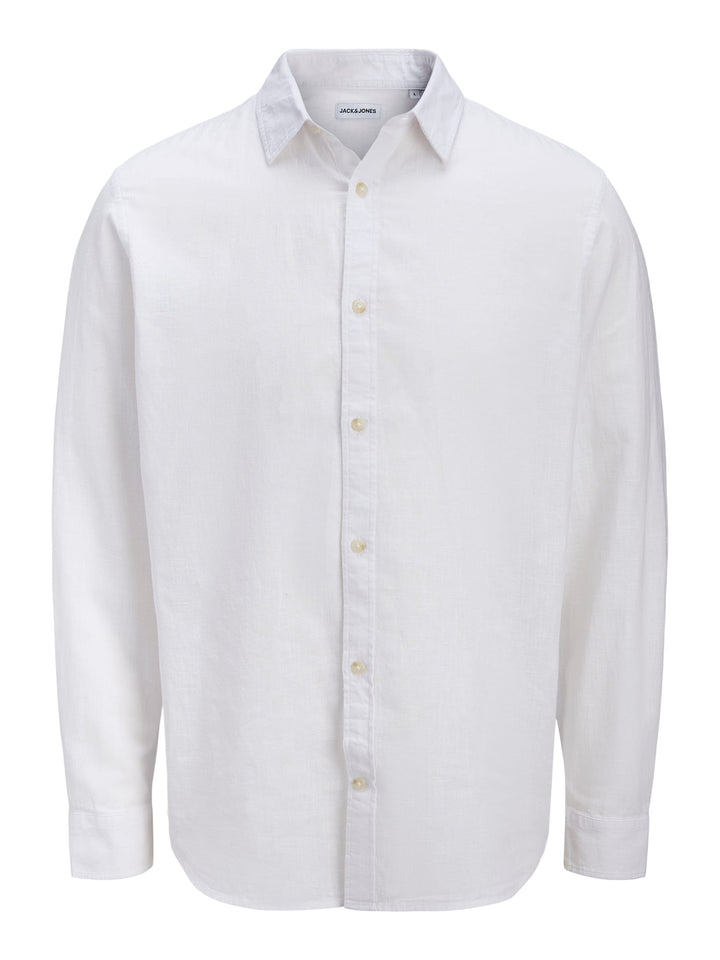 Jack & Jones overhemd l/m wit dessin – heren