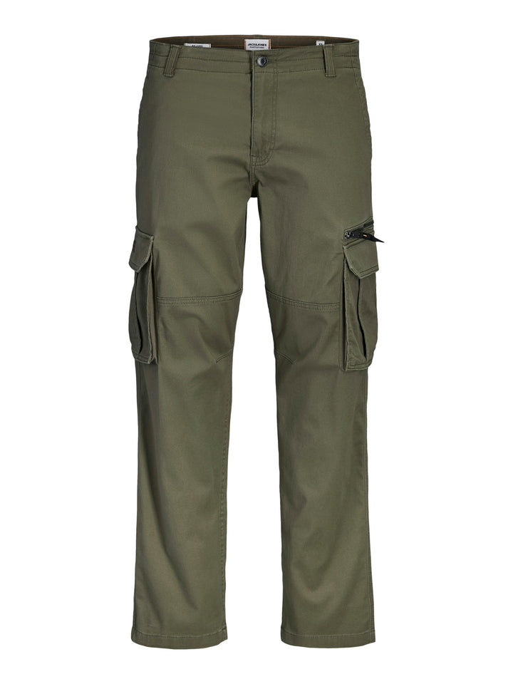 Jack & Jones kane cargo broek army – heren - L32