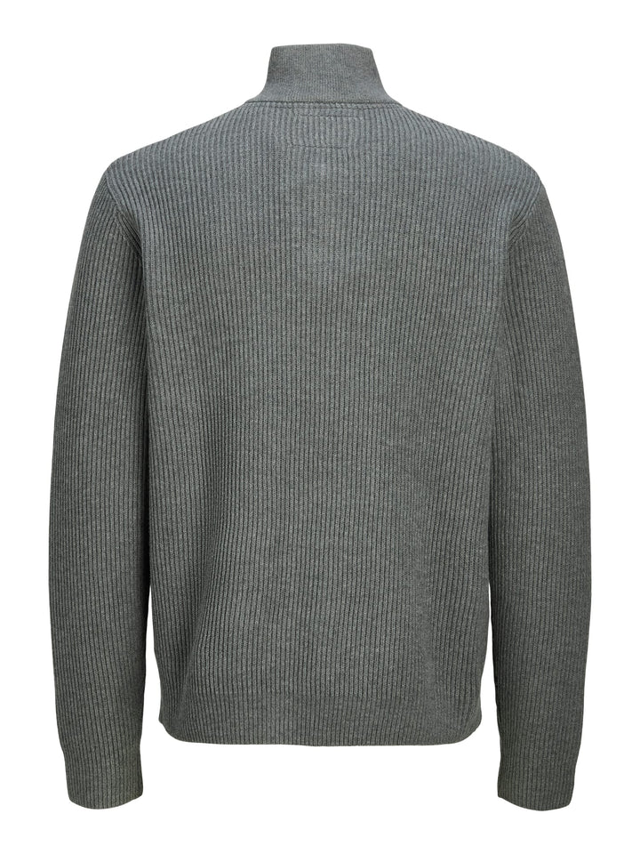 Jack & Jones JPRBLURICHARD KNIT HIGH NECK trui – heren - Grijs Melee