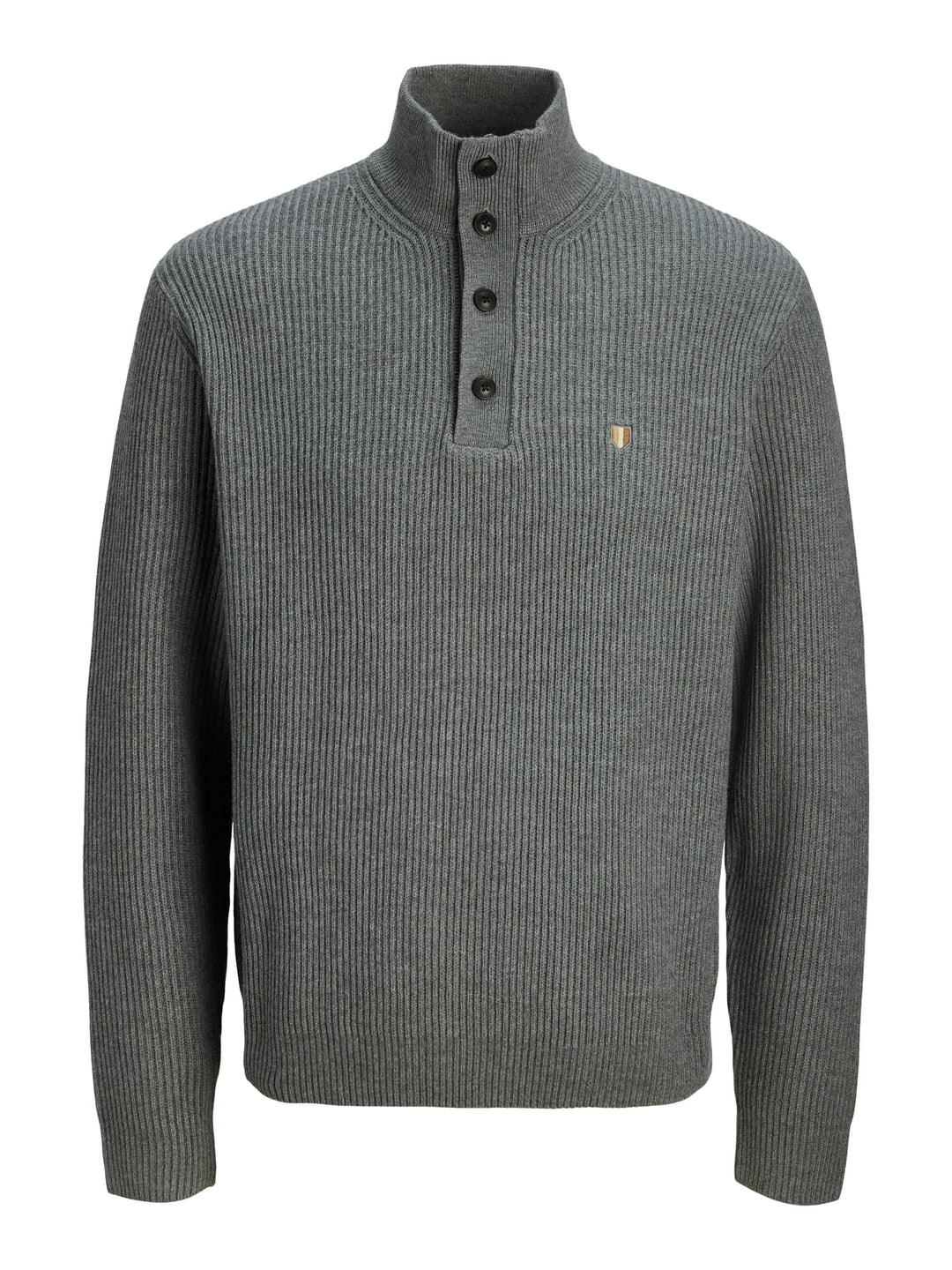 Jack & Jones JPRBLURICHARD KNIT HIGH NECK trui – heren - Grijs Melee