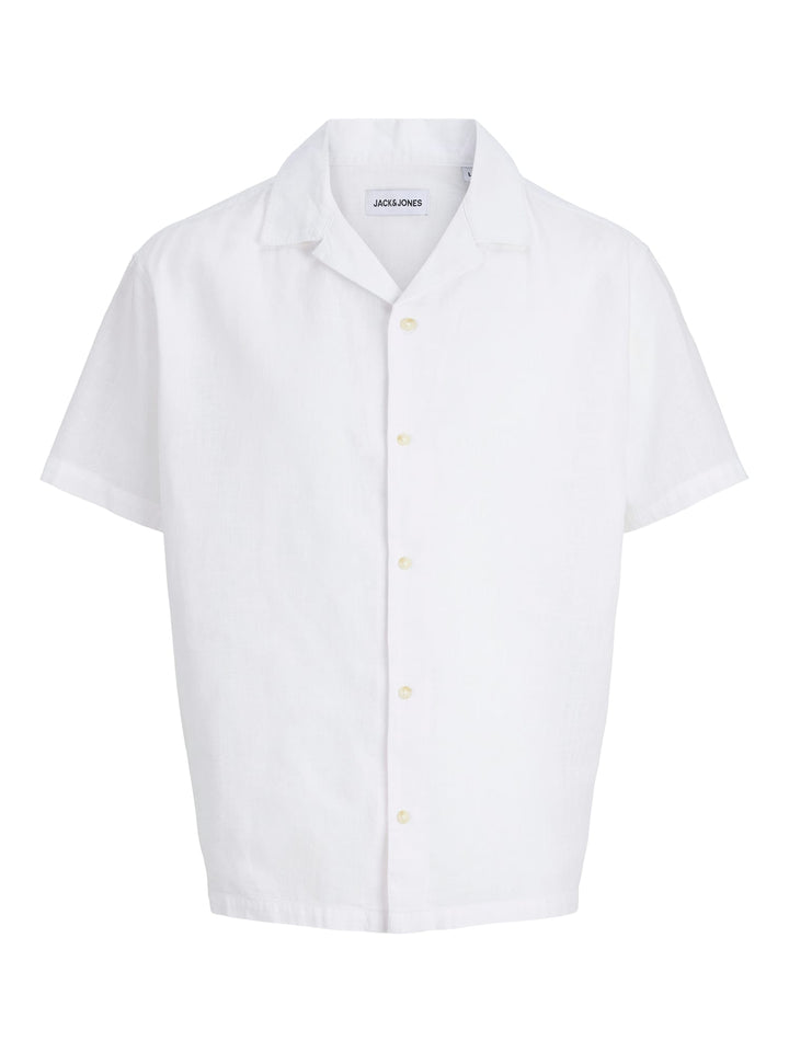 Jack & Jones Summer Resort overhemd – heren - Off-white