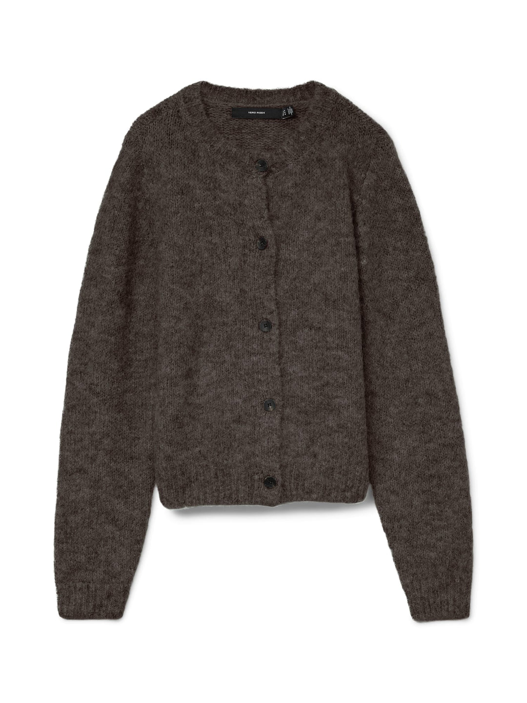 VERO MODA 10320496 Novah vest gebreid bruin melee