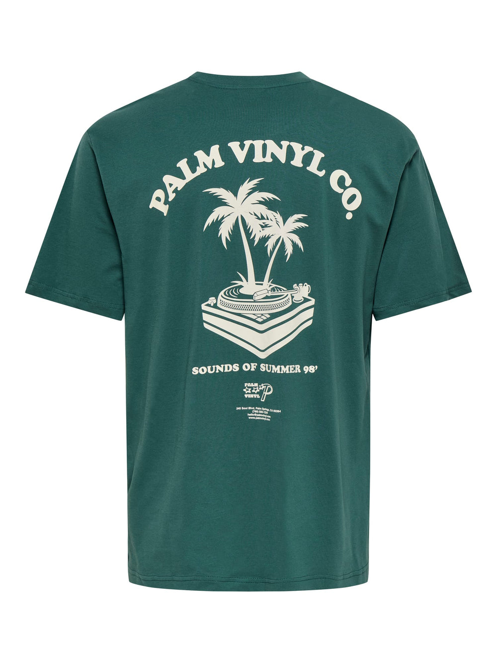 ONLY & SONS Vibes T-shirt esmerald – heren