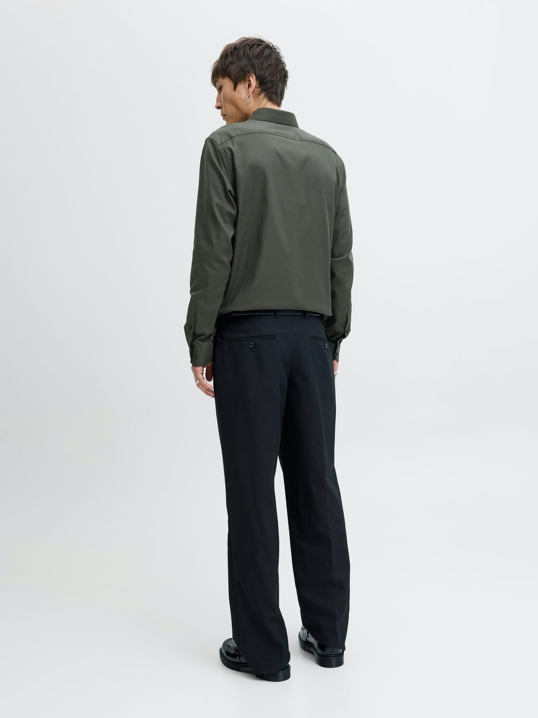 Jack & Jones blaparker overhemd l/m donkergroen – heren