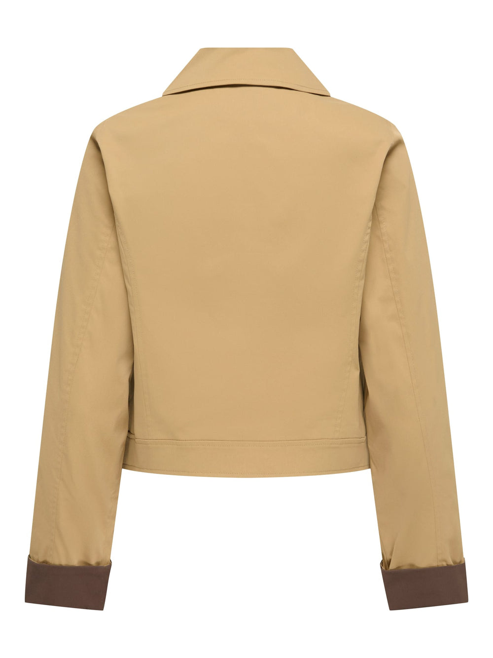 Only ONLORCHID LIFE CONTRAST JACKET OTW - dames jack - Licht Bruin