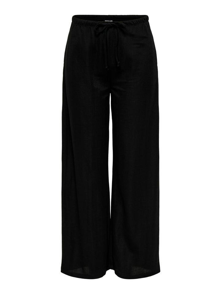 Jacqueline de Yong Leslie lange broek zwart – dames - L32