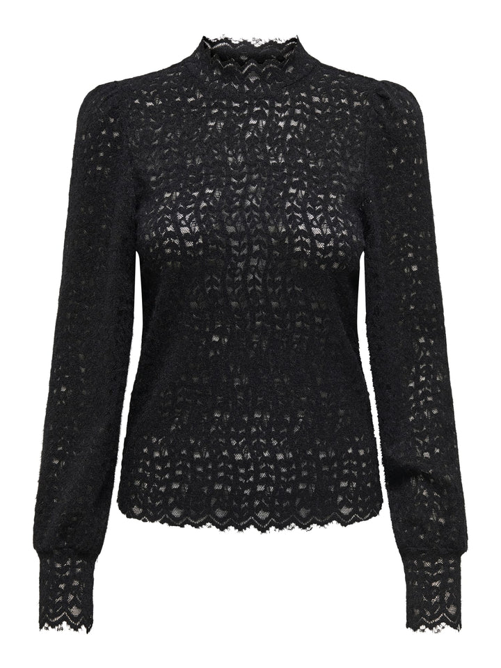Only Svea t-shirt l/m zwart – dames
