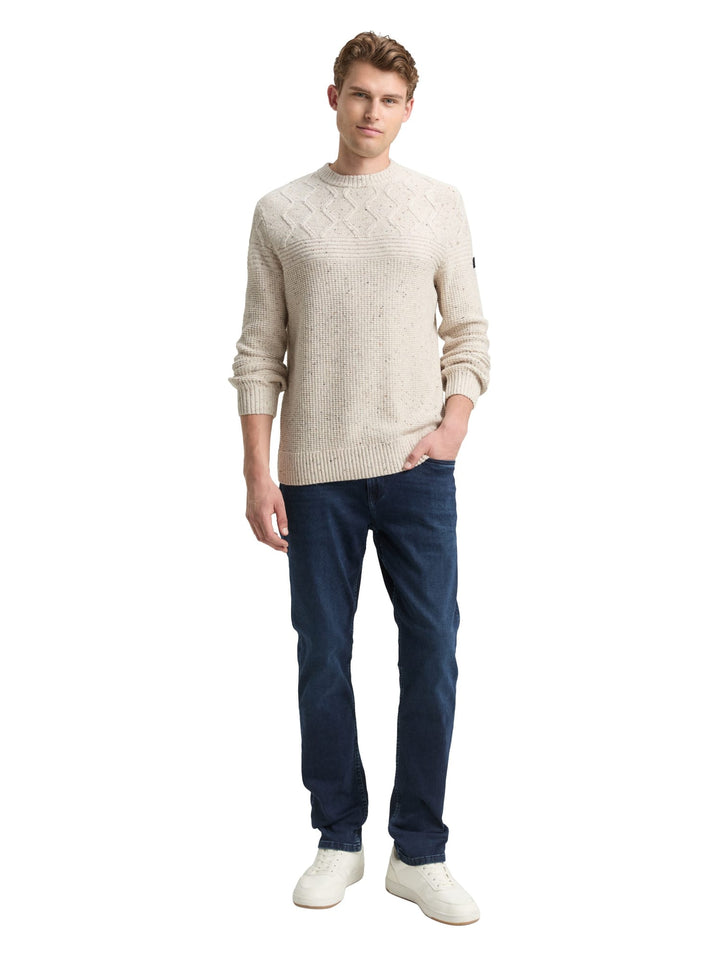 Tom Tailor 1048740 trui heren beige