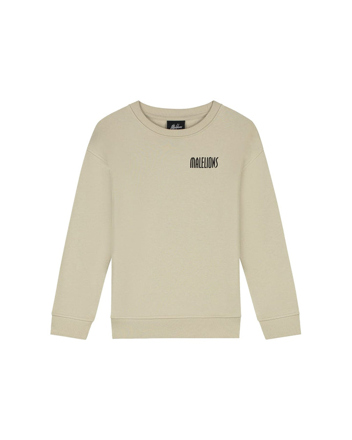 Malelions Boys sweater beige – jongens