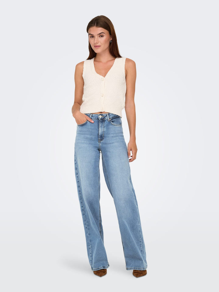 Only Madison jeans loose fit dames – blue denim - L32