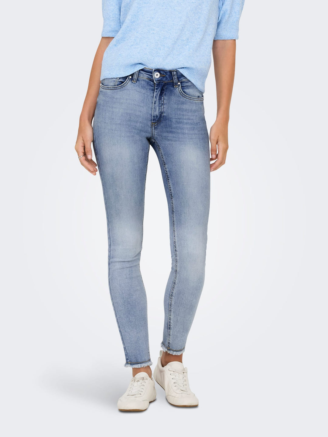 Only skinny fit jeans blauw denim – dames - Blue Denim - 34