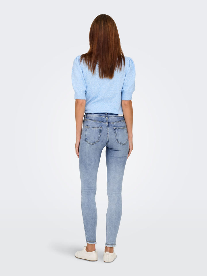 Only skinny fit jeans blauw - dames - Blue Denim - L32
