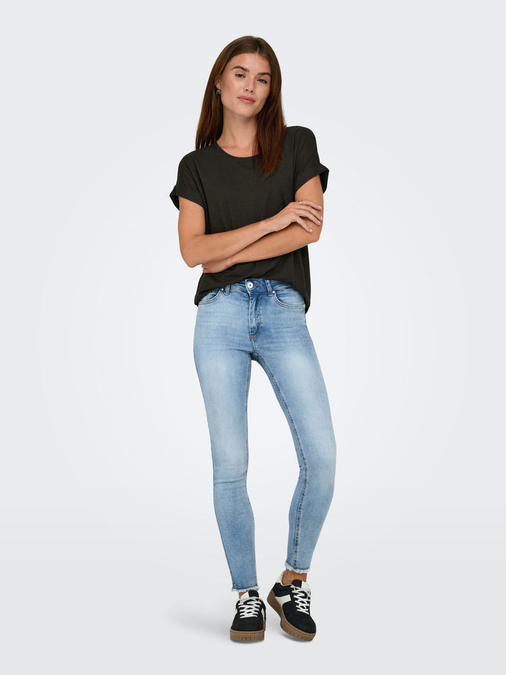 Only Moster T-shirt bruin – dames