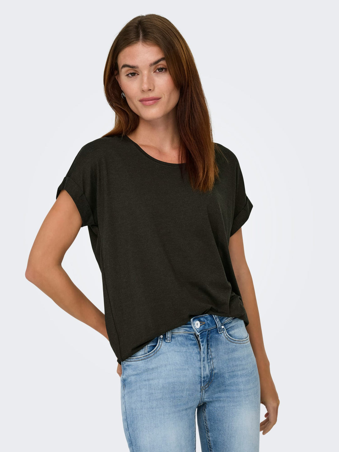 Only Moster T-shirt bruin – dames