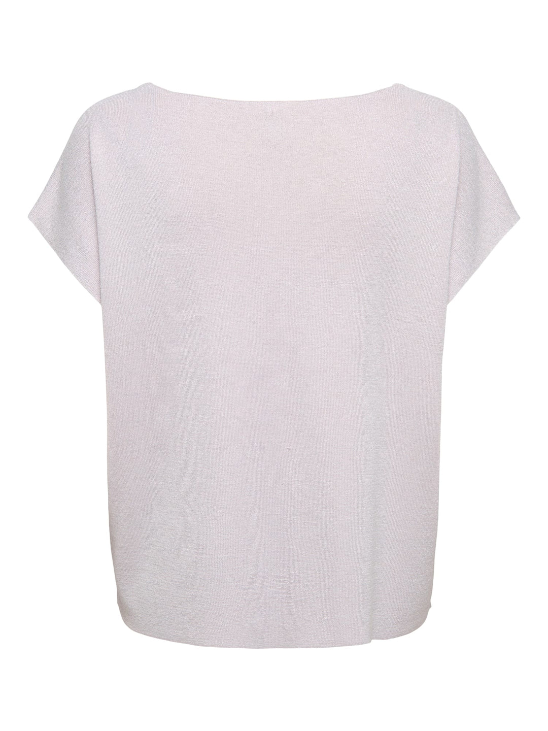Only ONLSHINA SS Glitter V-Neck T-shirt lila – dames