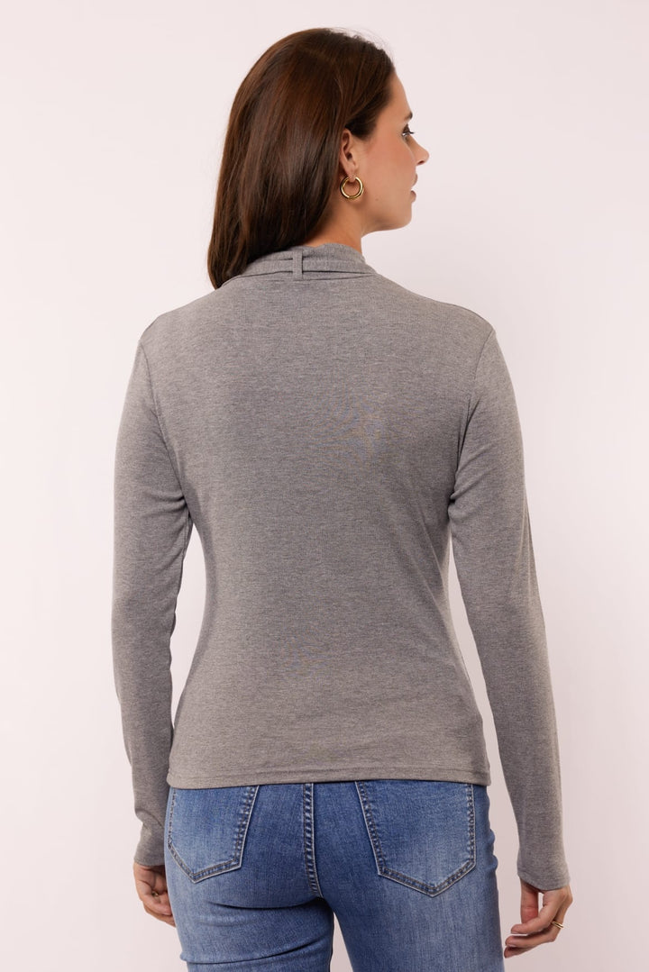 G-Maxx 25WQG20 Charlot top – dames - Grijs Melee