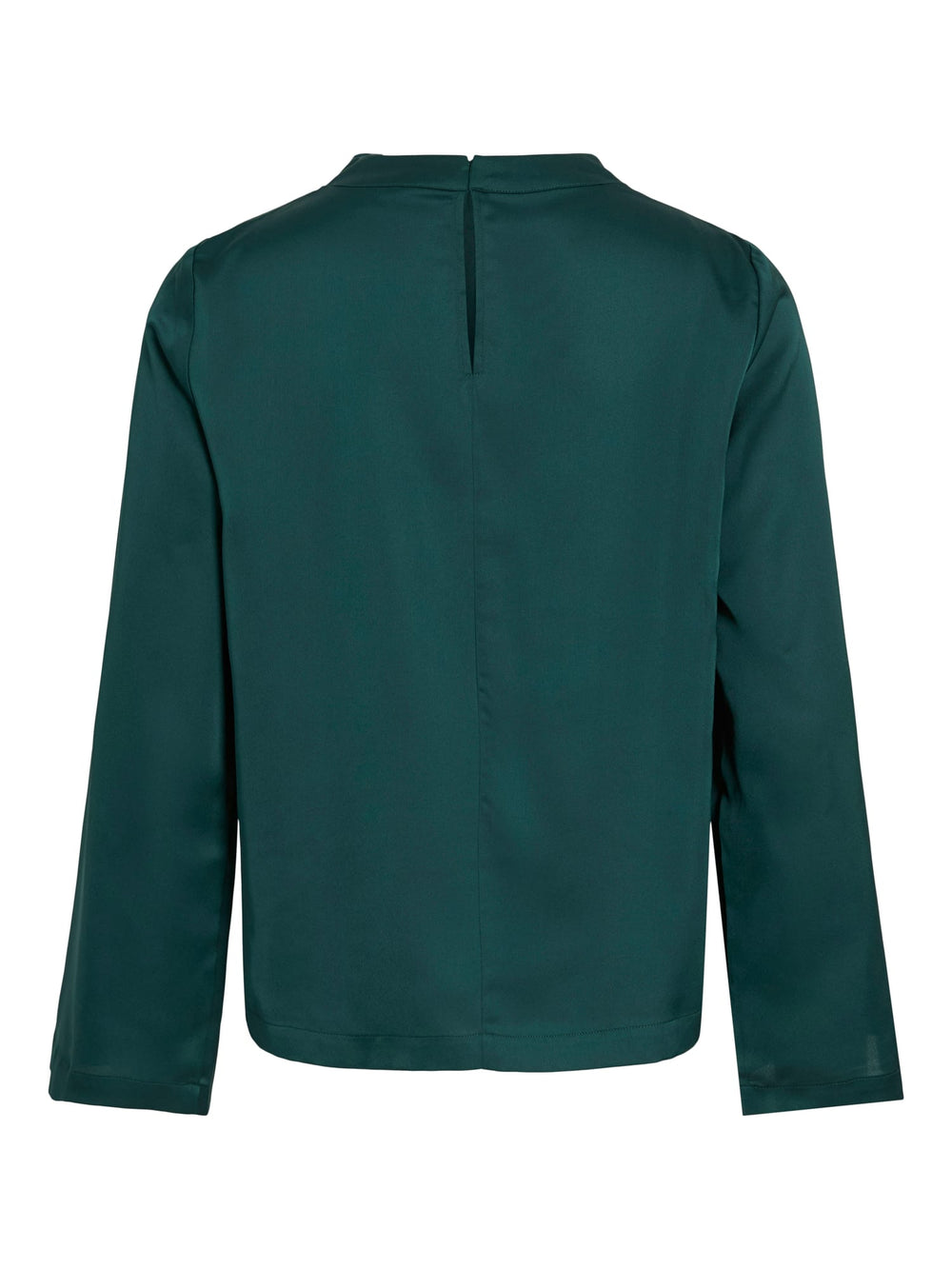 Vila Lutto High Neck Top donkergroen – damesblouse