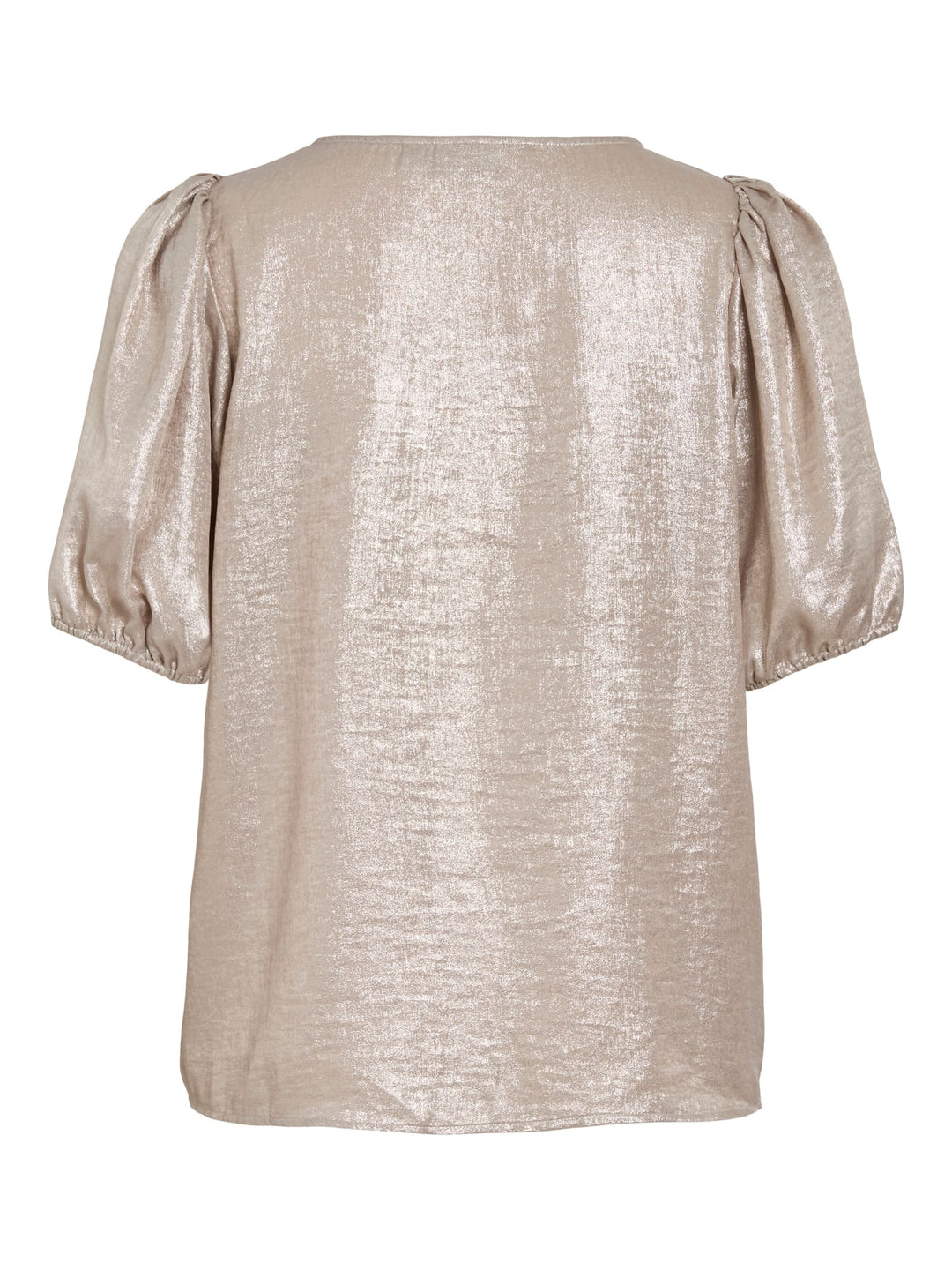 Vila VIMETALLA O-NECK top goudkleurig – dames