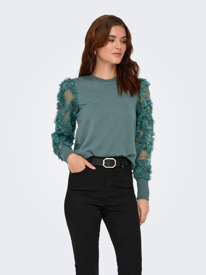 Jacqueline de Yong Fairview sweater groen – dames