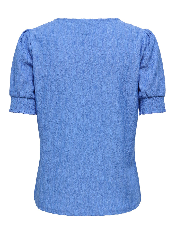Only Diana top lichtblauw – dames T-shirt