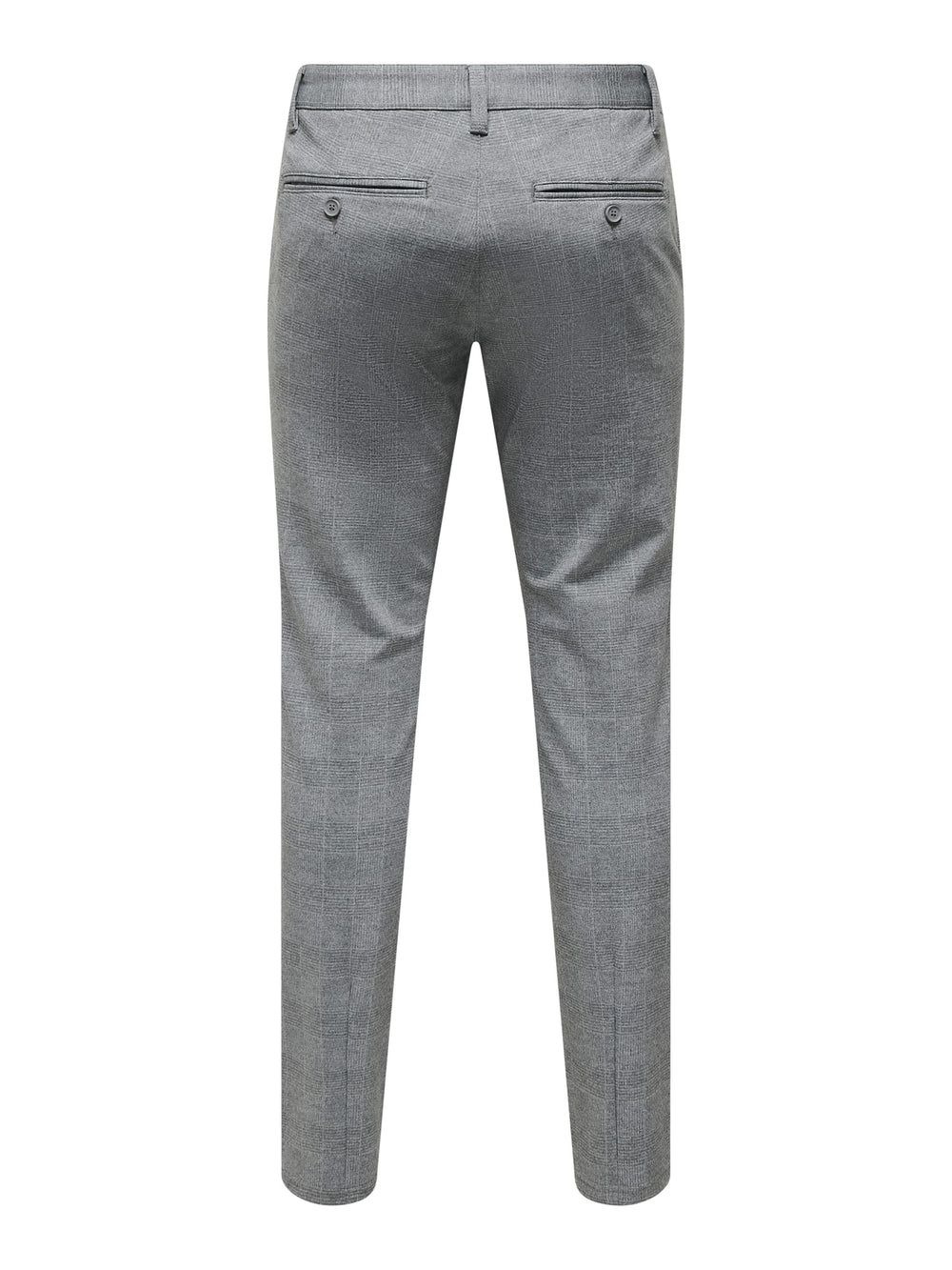 ONLY & SONS ONSMARK SLIM CHECK PANTS – heren - Grijs Dessin - L34