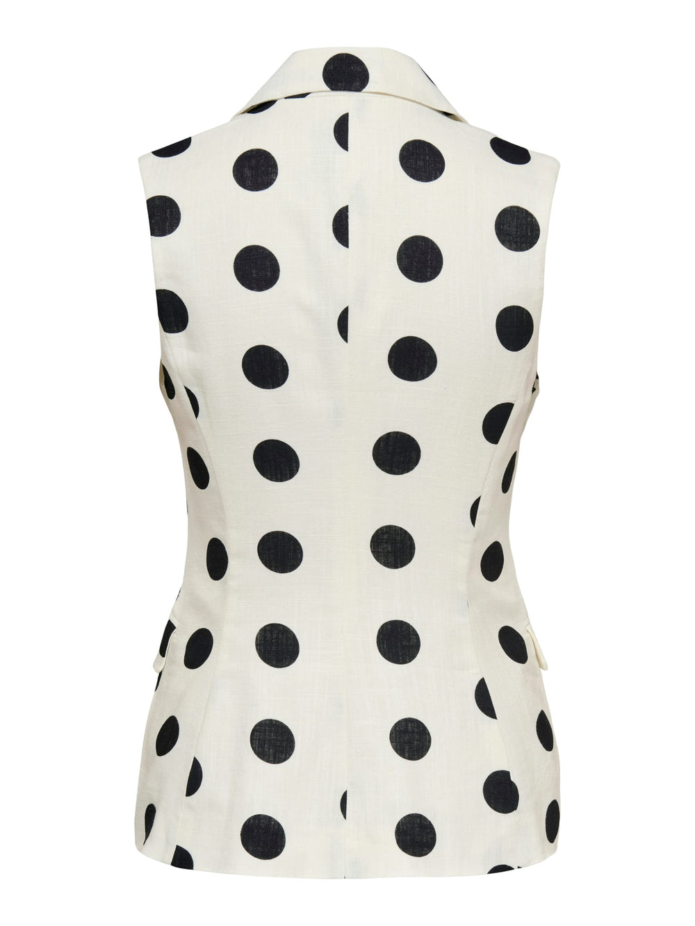 Only 15375017 vest gebreid dames wit dessin