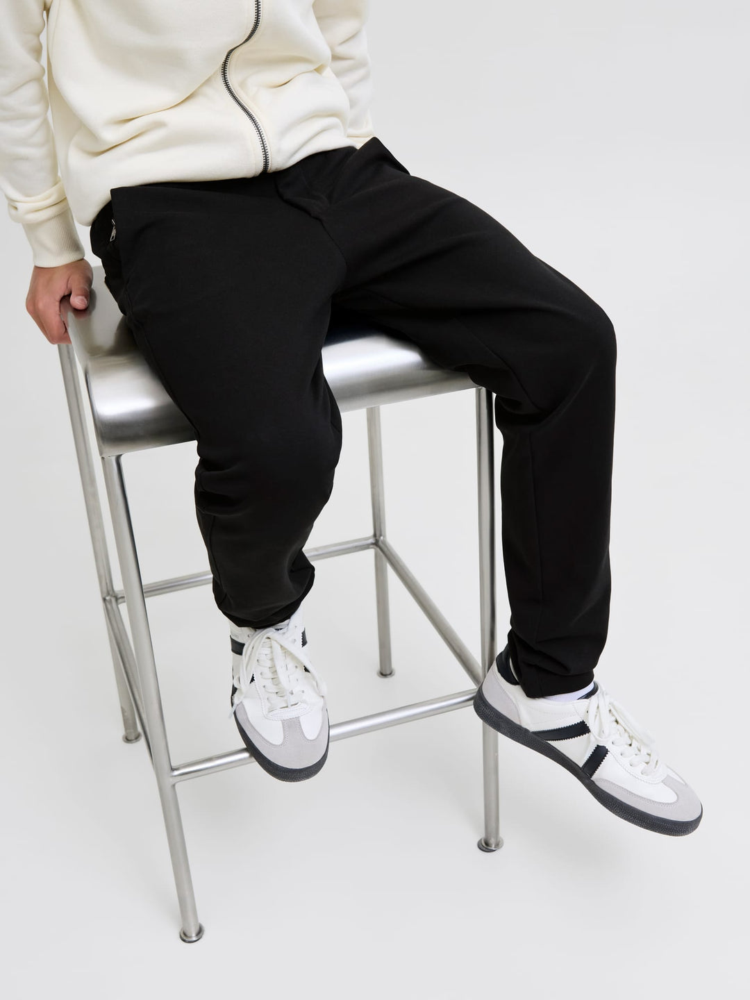 Jack & Jones Kids joggingbroek zwart – jongens