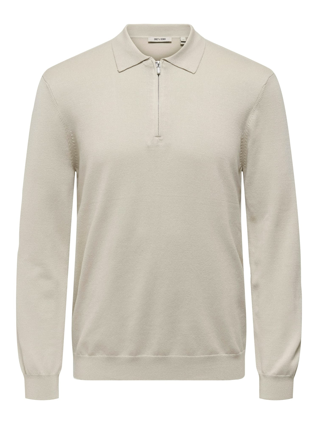 ONLY & SONS Wyler polo l/m beige – heren